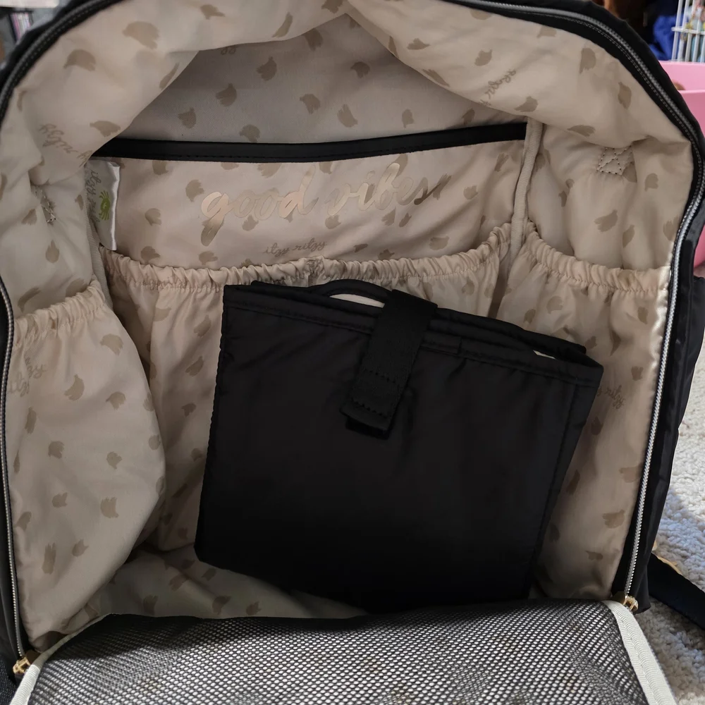 Itzy Ritzy Black Backpack - Picture 3 of 4